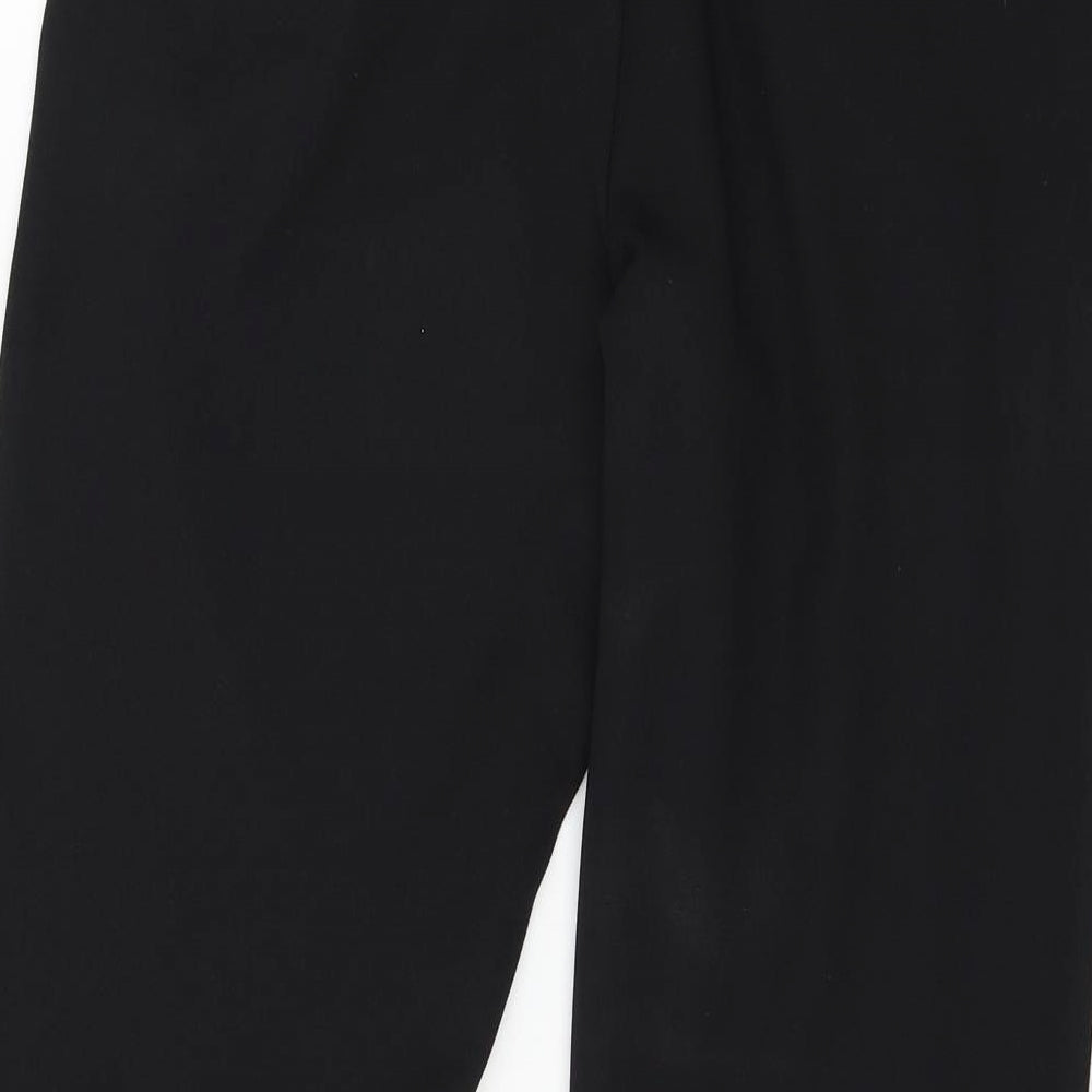 George Womens Black Trousers Size 8 L25 in
