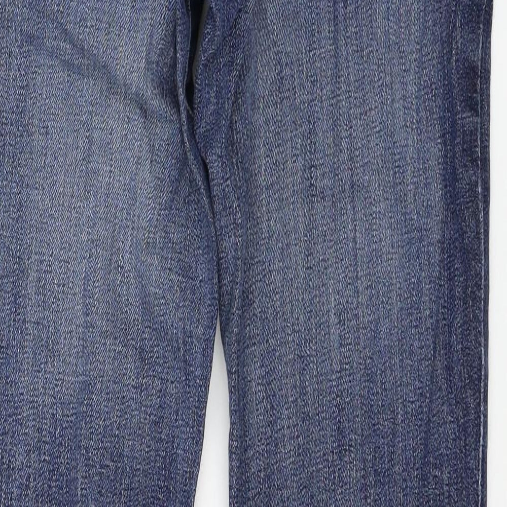 Womens UK Size 8 H&M Regular Fit Straight Blue Jeans