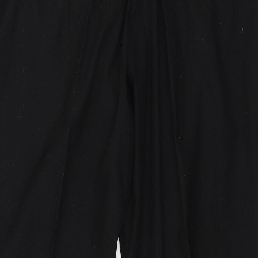 Womens UK Size 14 Agenda Regular Fit Black Trousers