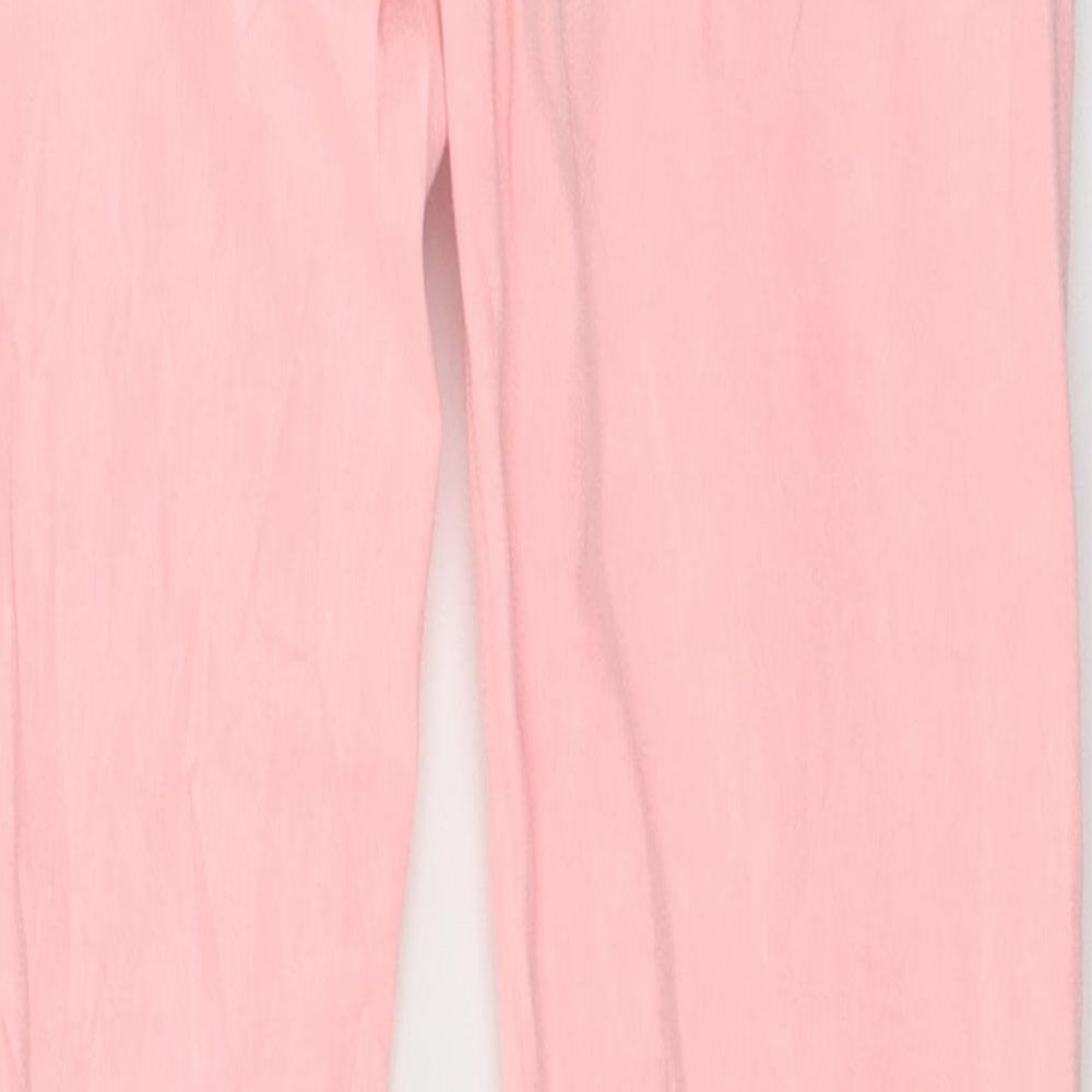 Womens UK Size 28 in Review Regular Fit Skinny Pink Jeans