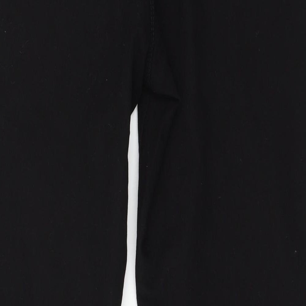 Denim & Co. Womens Black Denim Skinny Jeans Size 10 L25 in