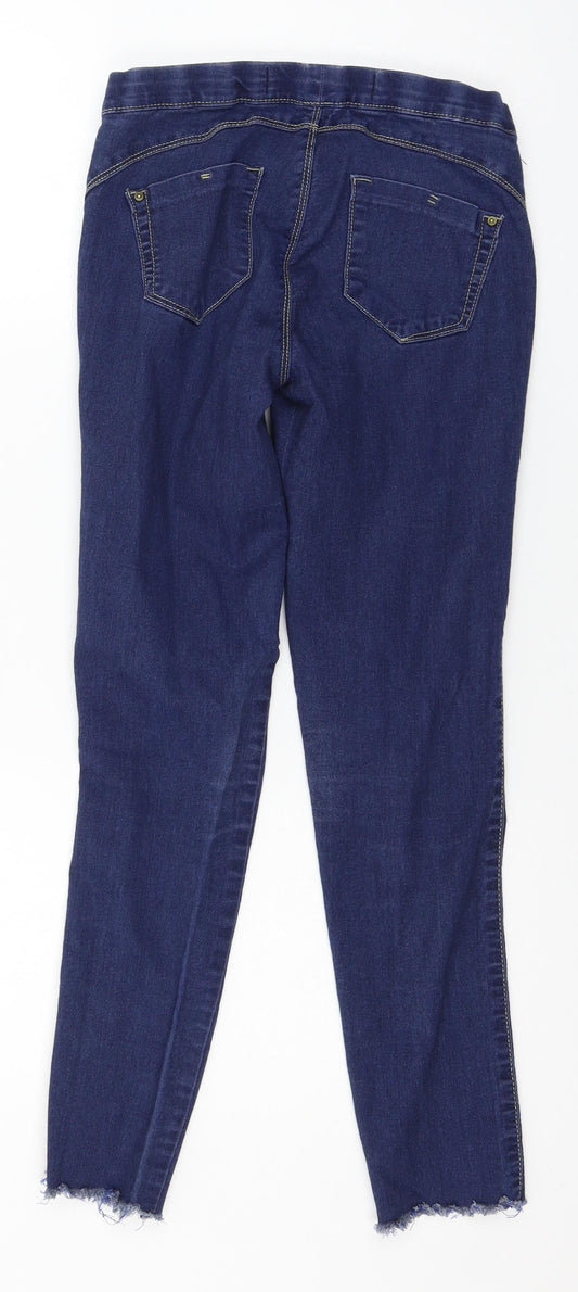 Denim & Co. Womens Blue Denim Jegging Jeans Size 6 L27 in
