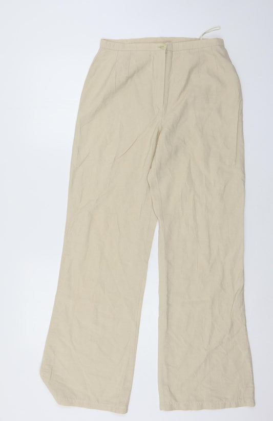 Lana Womens Beige Trousers Size 12 L30 in