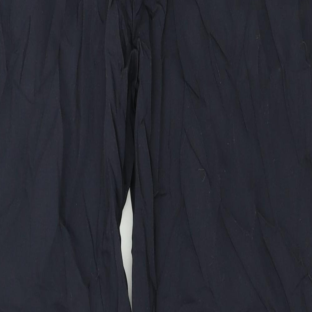 Womens UK Size 12 Papaya Regular Fit Dress Pants Blue Trousers