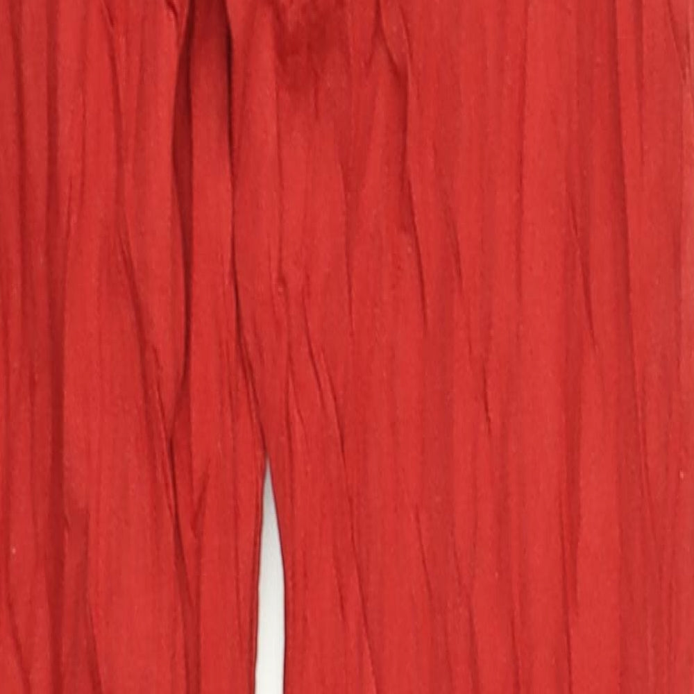 &Denim Womens Red Denim Skinny Jeans Size 26 in L28 in