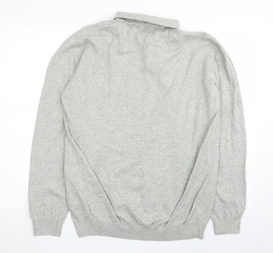 ACW 58 Mens Grey Polo Size L