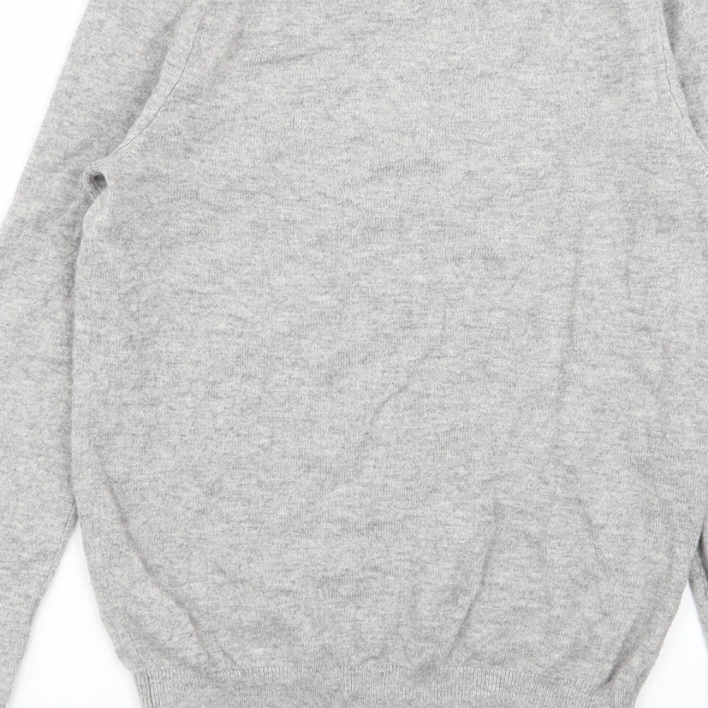 Womens UK Size XS Preworn Grey Pullover Jumper