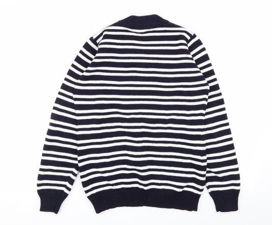 EWM Womens Multicoloured Striped Pullover Jumper Size 10