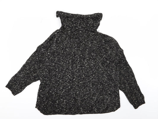 Boohoo Womens Grey Pullover Jumper Size S - size s/m