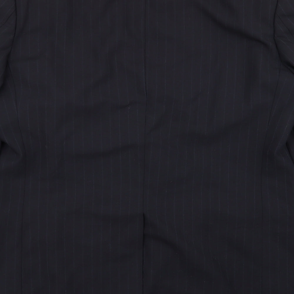 Mens UK Size 40 M&S Regular Blue Suit Jacket
