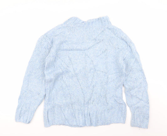 TU Womens Blue Pullover Jumper Size S