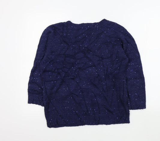 ORIGINALS Womens Blue Pullover Jumper Size M