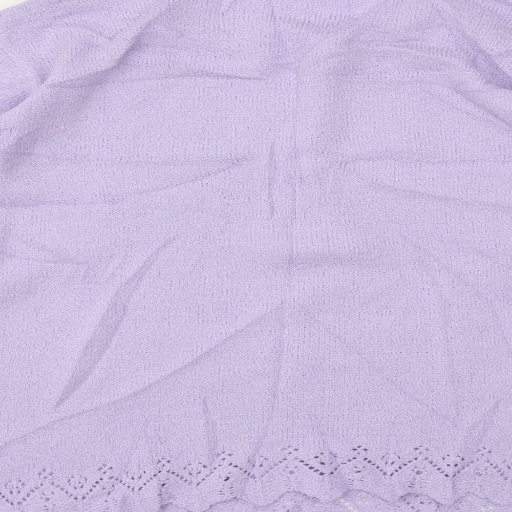 Womens UK Size 18 Daxon Purple Pullover Jumper