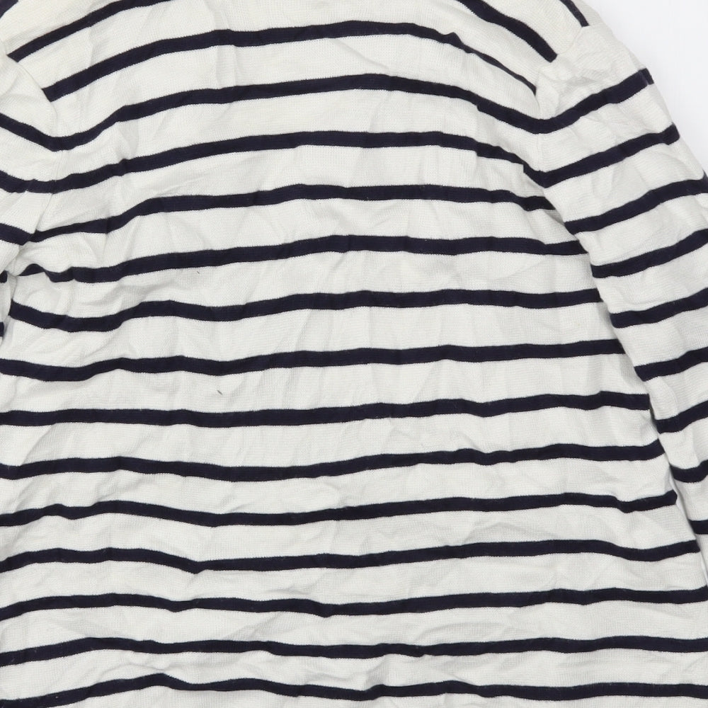 Womens UK Size 14 M&S White Cardigan Jumper