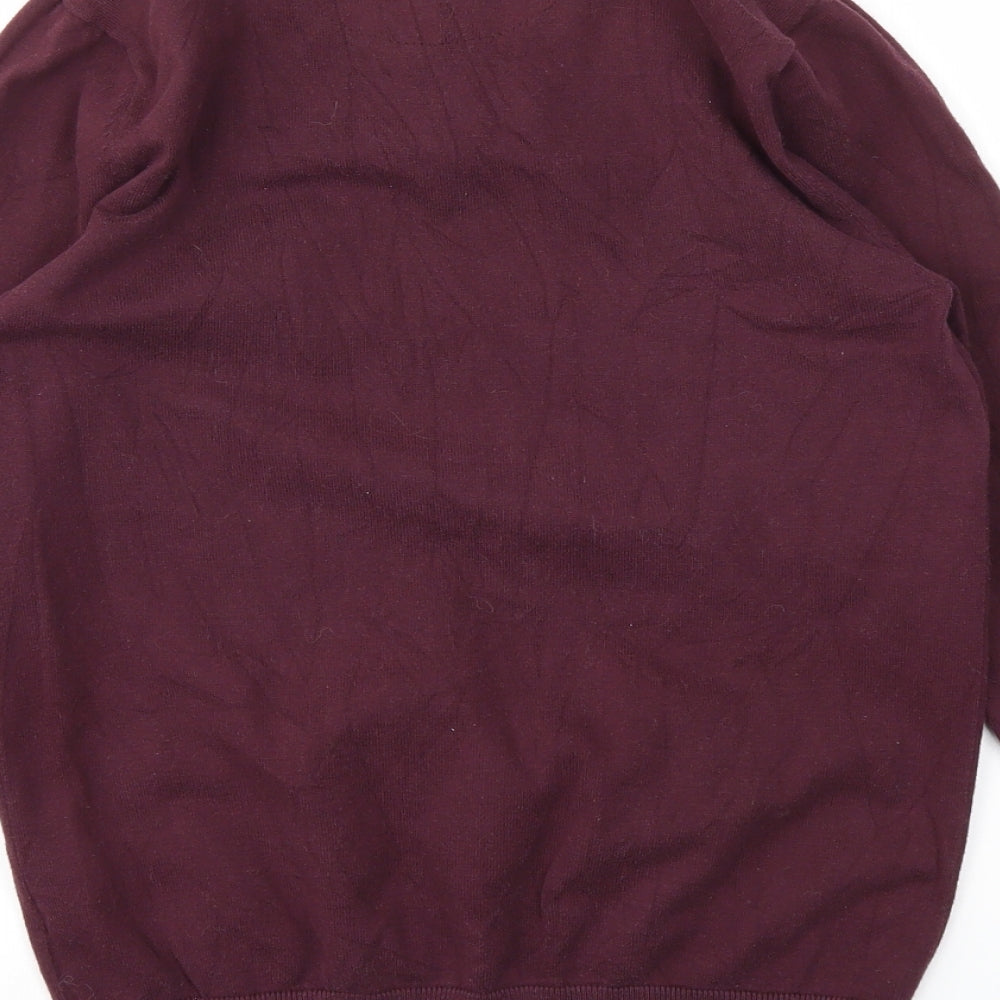 F&F Mens Purple Pullover Sweatshirt Size XS