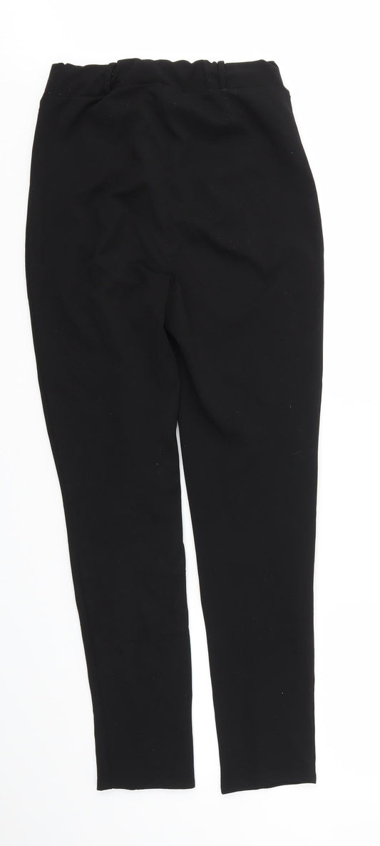 I SAW IT FIRST Womens Black Trousers Size 10 L28 in - stretch waistband