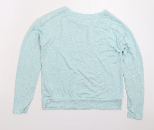 Disney Womens Blue Knit Pullover Jumper Size 8