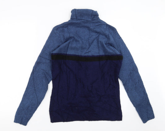 Preworn Womens Blue Knit Pullover Jumper Size 10