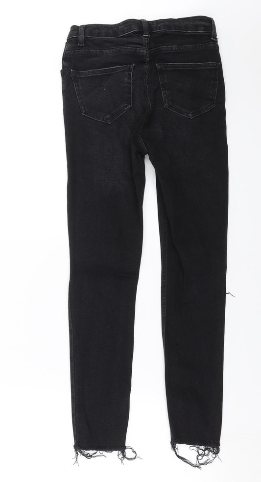 New Look Womens Black Denim Skinny Jeans Size 10 L26 in