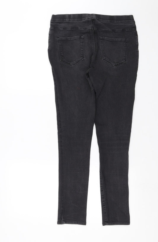 George Womens Grey Denim Jegging Jeans Size 12 L28 in