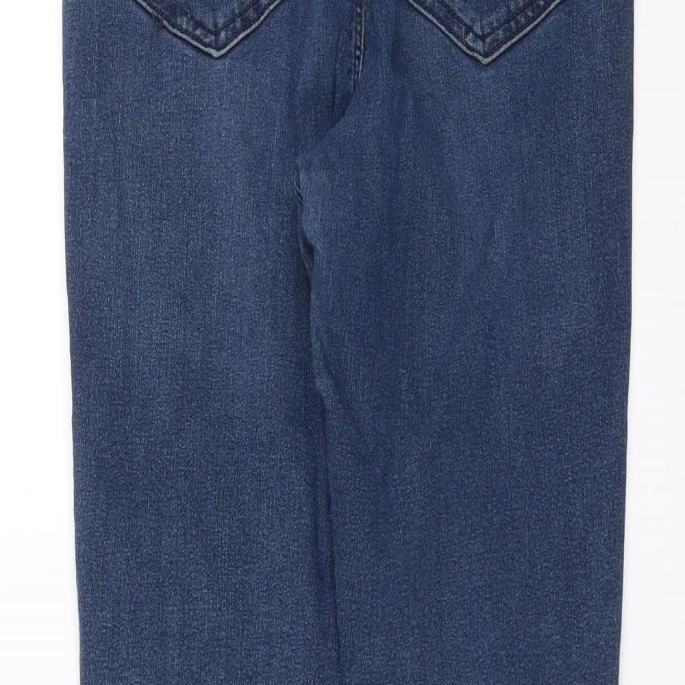 Topshop Womens Blue Denim Skinny Jeans Size 26 in L27 in