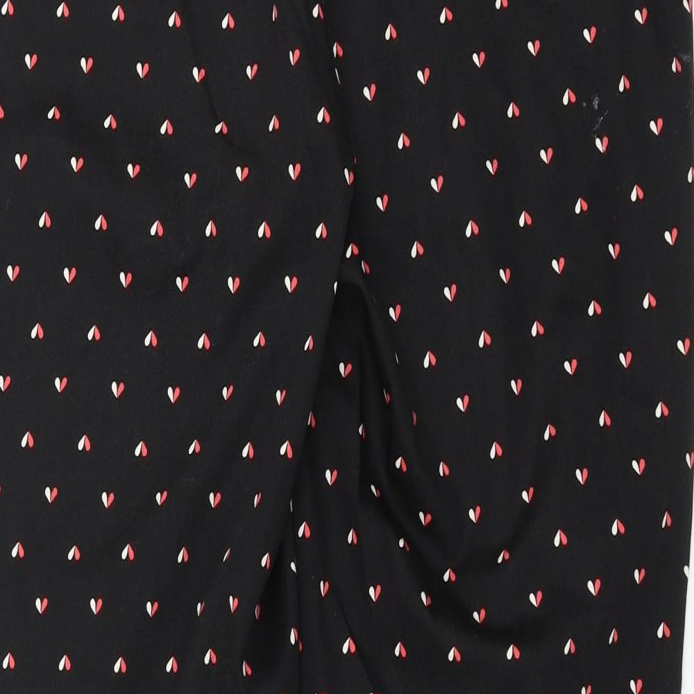 Womens UK Size 36 in Preworn Regular Fit Black Trousers