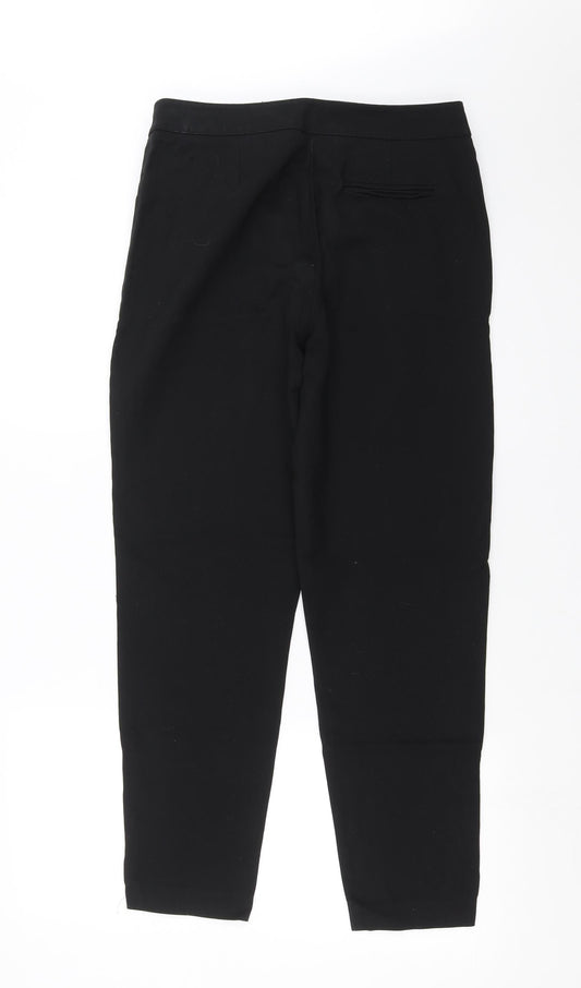 F&F Womens Black Trousers Size 10 L27 in