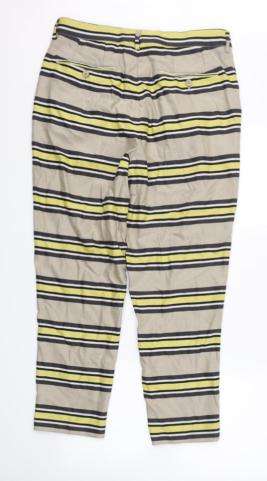 Womens UK Size 32 ASOS Regular Fit Beige Trousers