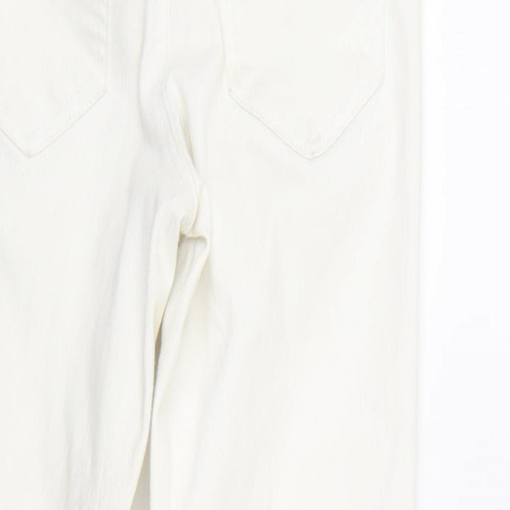 New Look Womens White Denim Skinny Jeans Size 6 L24 in