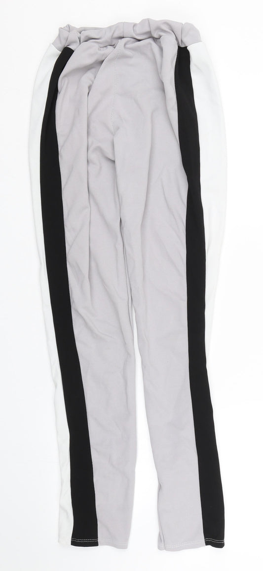 Womens UK Size S Preworn Regular Fit Sweatpants Grey Trousers