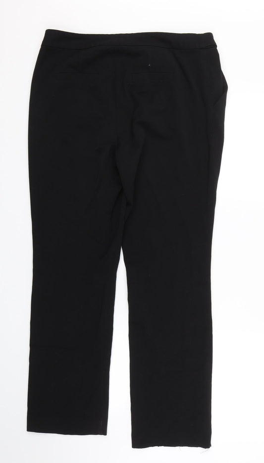 TU Womens Black Trousers Size 14 L25 in