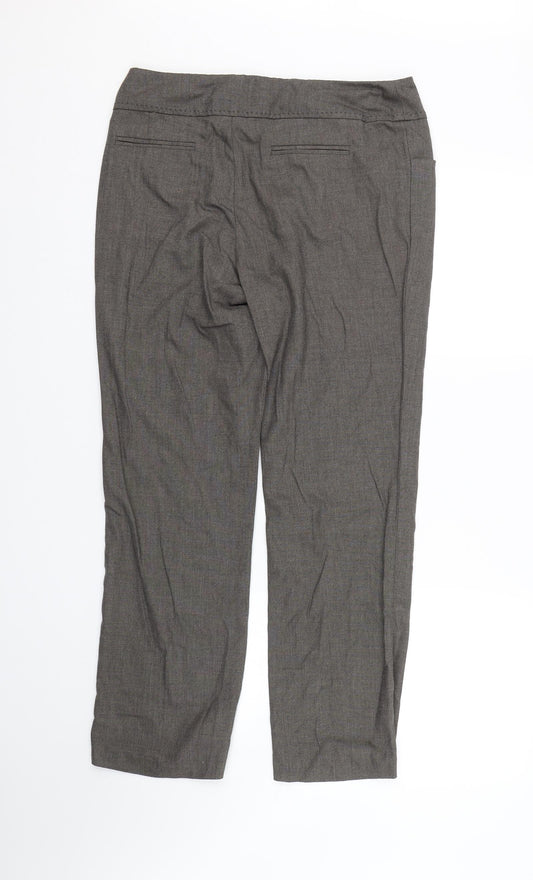Womens UK Size 12 M&S Regular Fit Brown Trousers