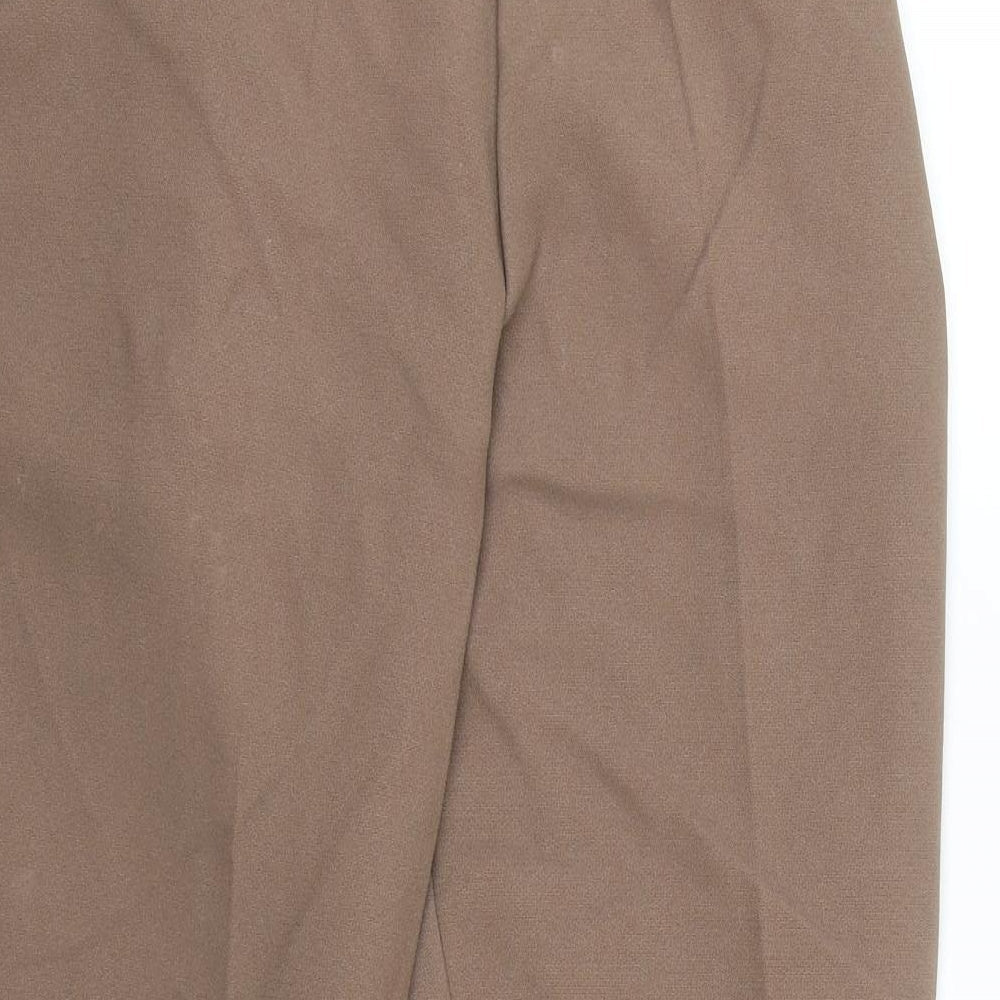 Saria Womens Brown Carrot Trousers Size 25 L23 in
