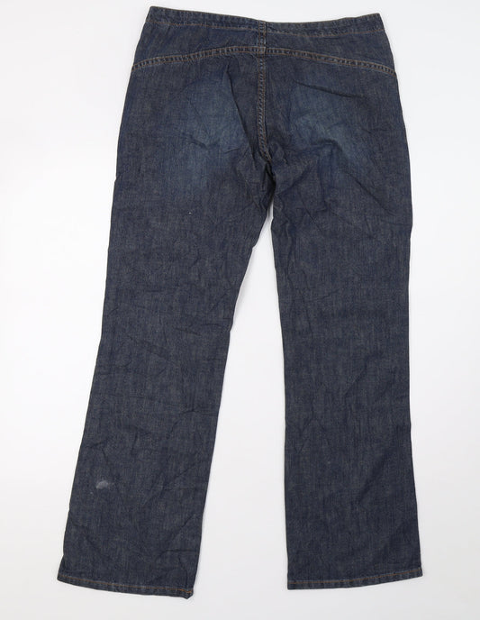 mac Womens Blue  Denim Boyfriend Jeans Size 36 L32 in
