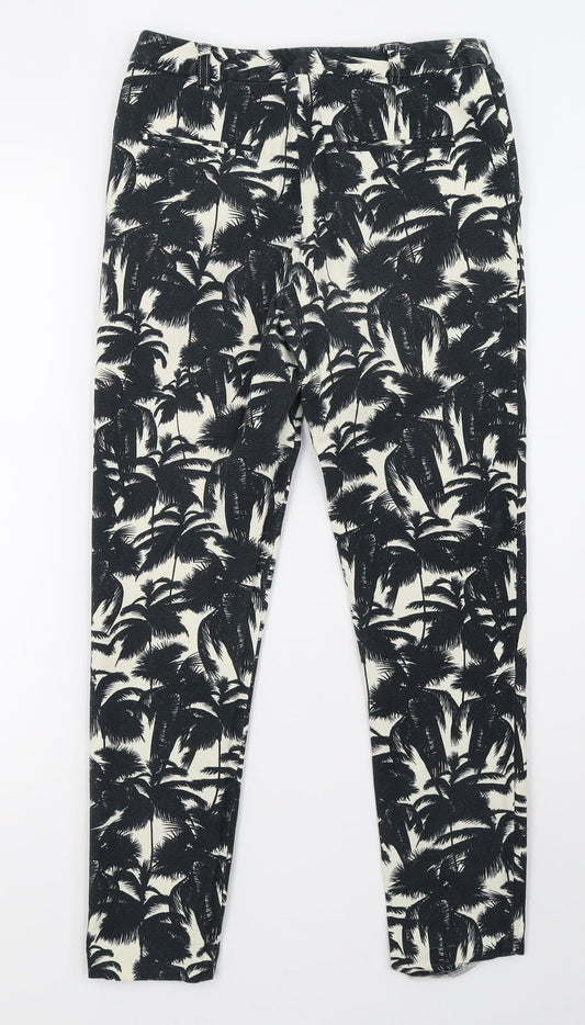 Topshop Womens Green Camouflage Denim Mom Jeans Size 8 L27 in