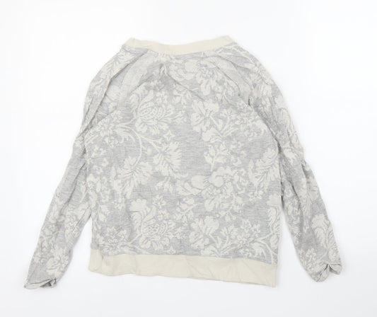 Womens UK Size S Zara Grey Pullover Jumper