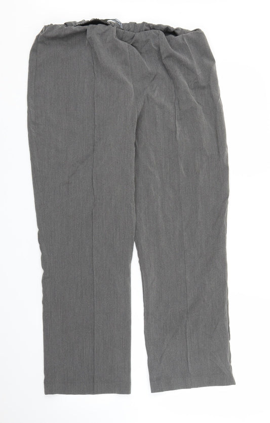 Womens UK Size 16 Bonmarché Regular Fit Grey Trousers