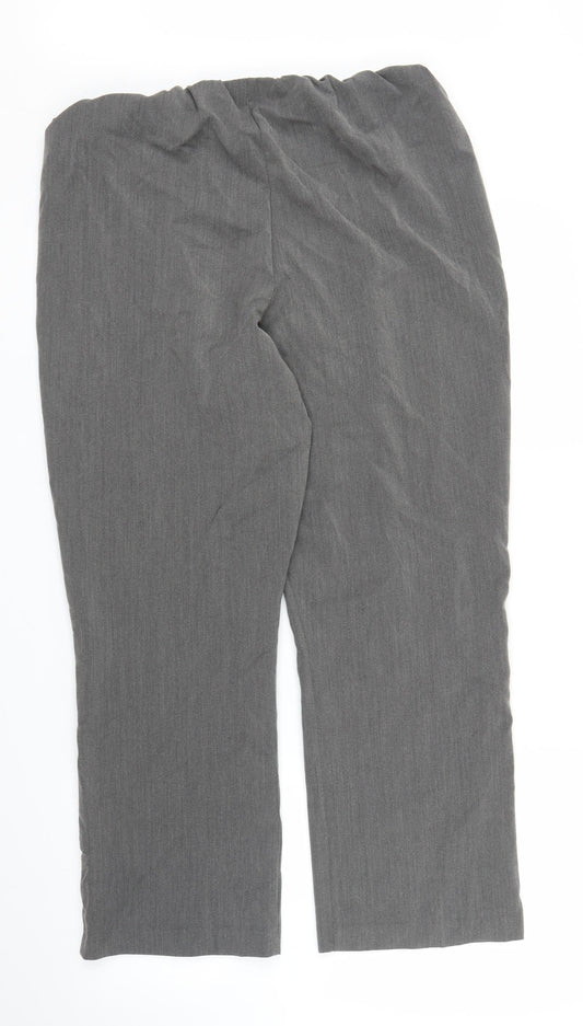 Bonmarché Womens Grey Trousers Size 16 L24 in