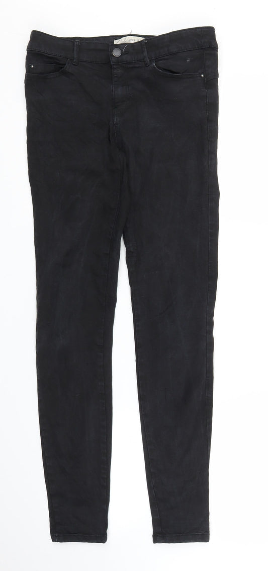 Womens UK Size S Clockhouse Regular Fit Skinny Black Jeans