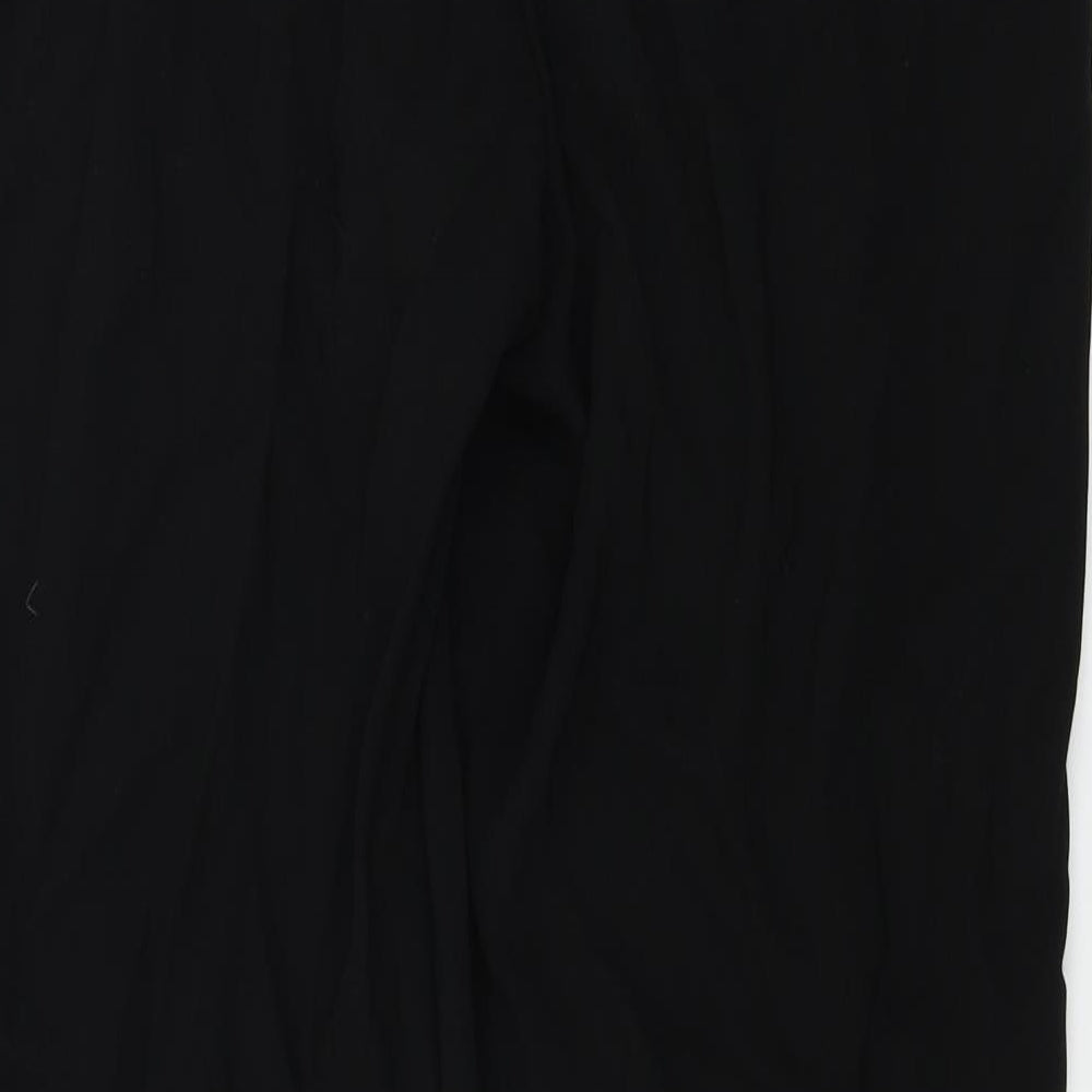 Womens UK Size 12 NEXT Regular Fit Black Trousers