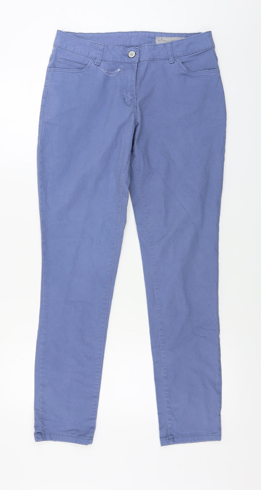 Womens UK Size 12 Blue motion Regular Fit Skinny Blue Jeans