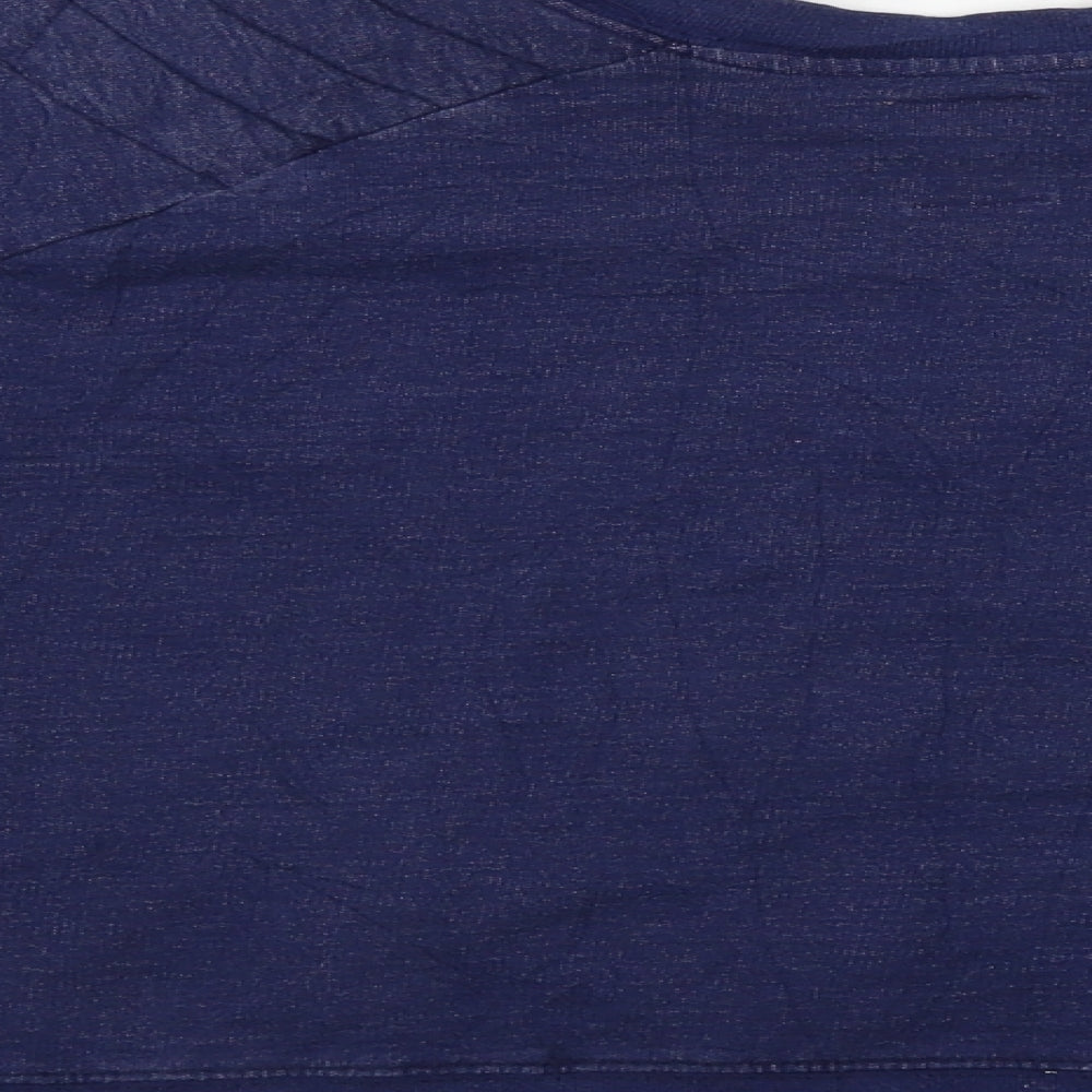 Womens UK Size M Zara Blue Pullover Jumper