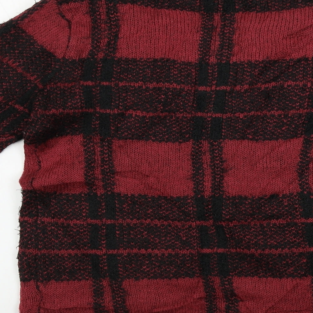 Womens UK Size 8 New Look Red Pullover Jumper