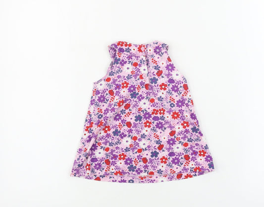 Mini Club Girls Pink Floral A-Line Size 3-6 Months