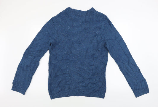 Cedar Wood State Mens Blue Pullover Jumper Size M