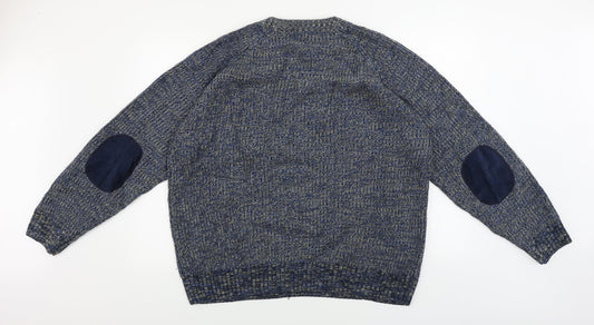 George Womens Blue Pullover Jumper Size L