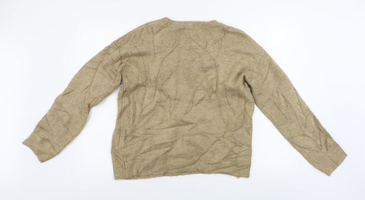 Womens UK Size 12 NEXT Brown Pullover Jumper