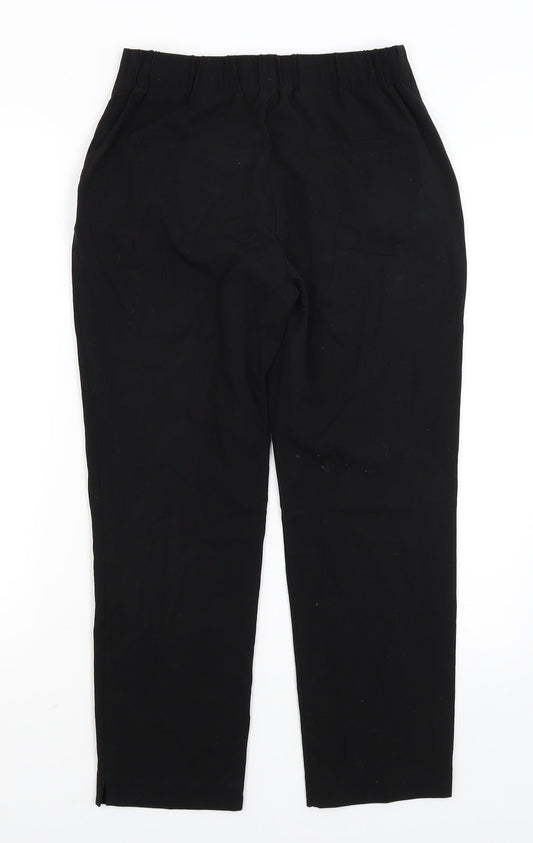 Womens UK Size 10 Capsule Regular Fit Black Trousers