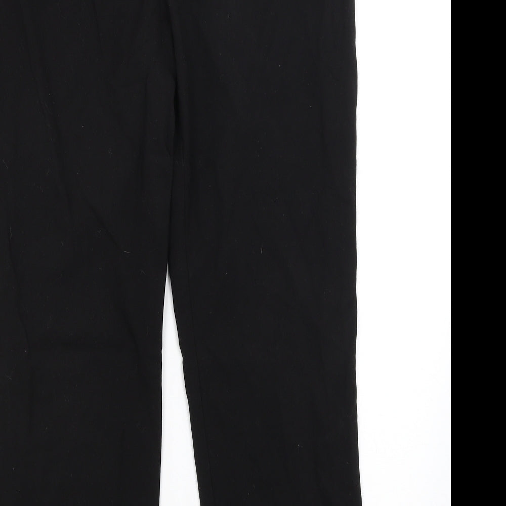 Capsule Womens Black Trousers Size 10 L24 in
