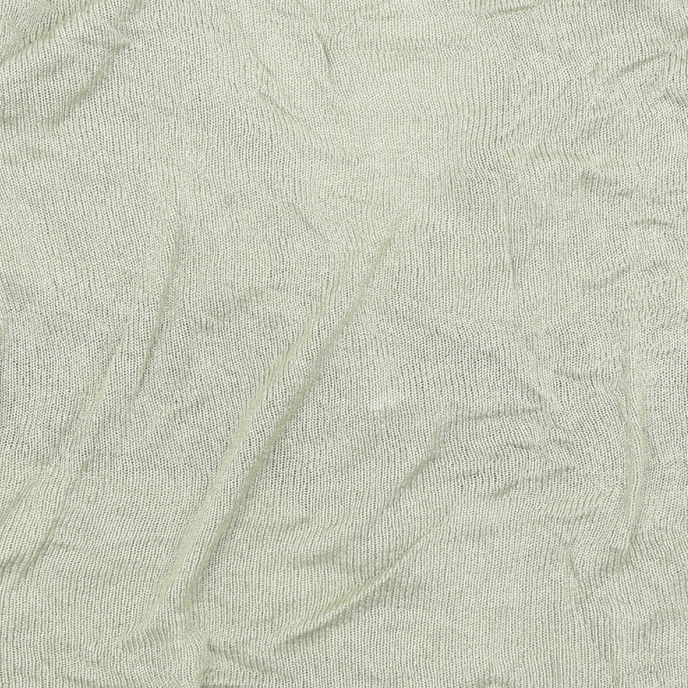 Future Lady Womens Green Argyle/Diamond Cardigan Jumper Size M